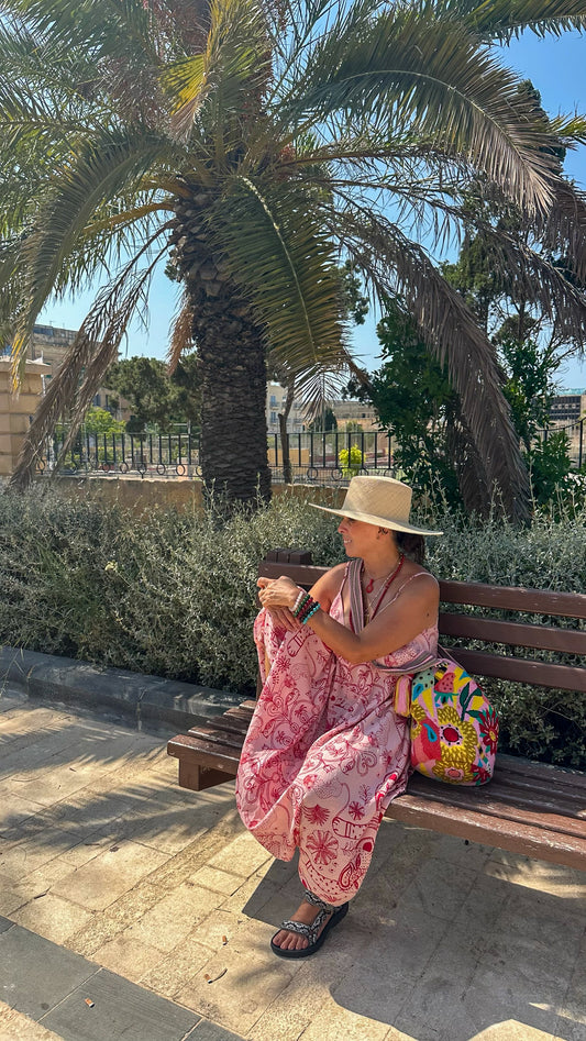 Blooming Pink Jumpsuit