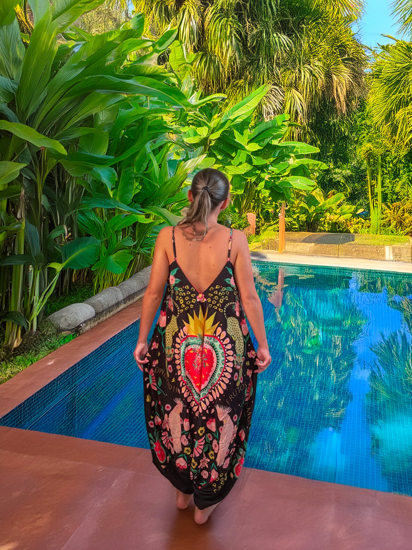 Jardín del Corazón Jumpsuit