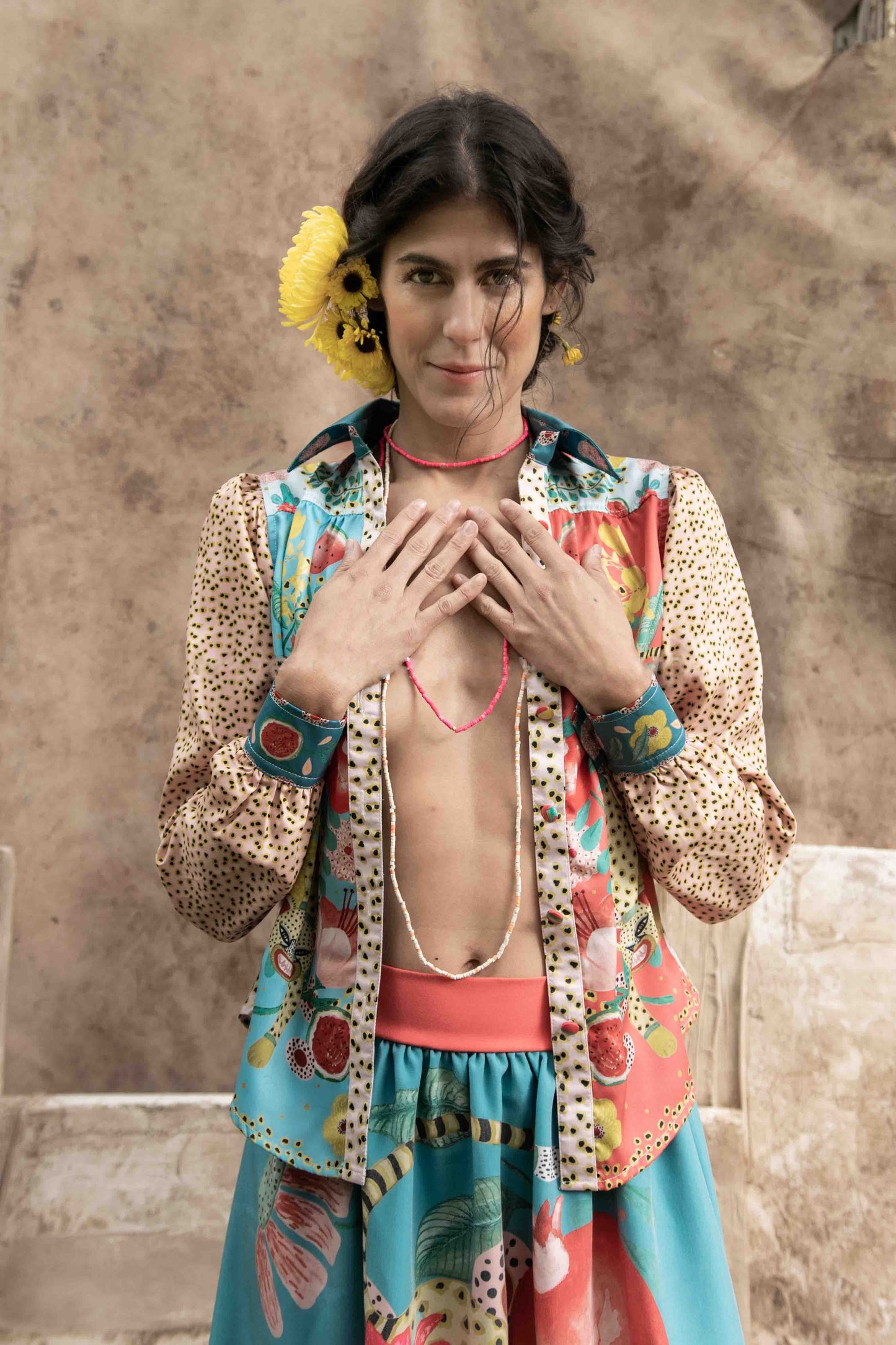 Printed Long-Sleeve Shirt